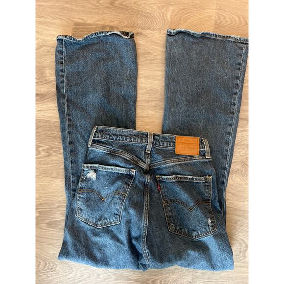 Vintage Levi’s women’s size 27 70’s high rise flare jeans - Picture 2 of 5